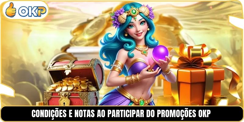 Condições e Notas ao Participar do Promoções OKP