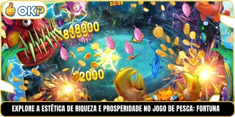 Explore a estética de riqueza e prosperidade no Jogo de Pesca: Prosperidade 