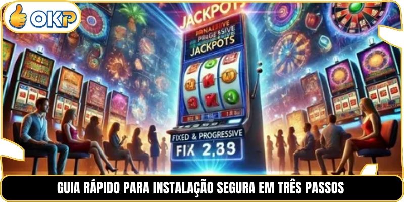 Guia rápido para instalação segura em três passos