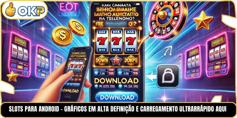 Slots para Android - Gráficos em alta definição e carregamento ultrarrápido aqui