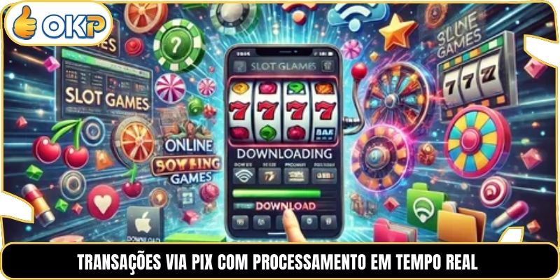 Transações via Pix com processamento em tempo real